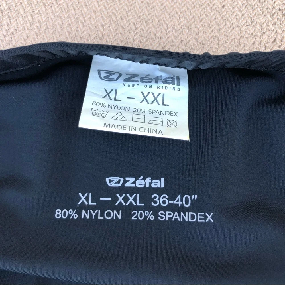 Zefal Black Bicycle Shorts With Leg Grip‎ and Pads W- XLK